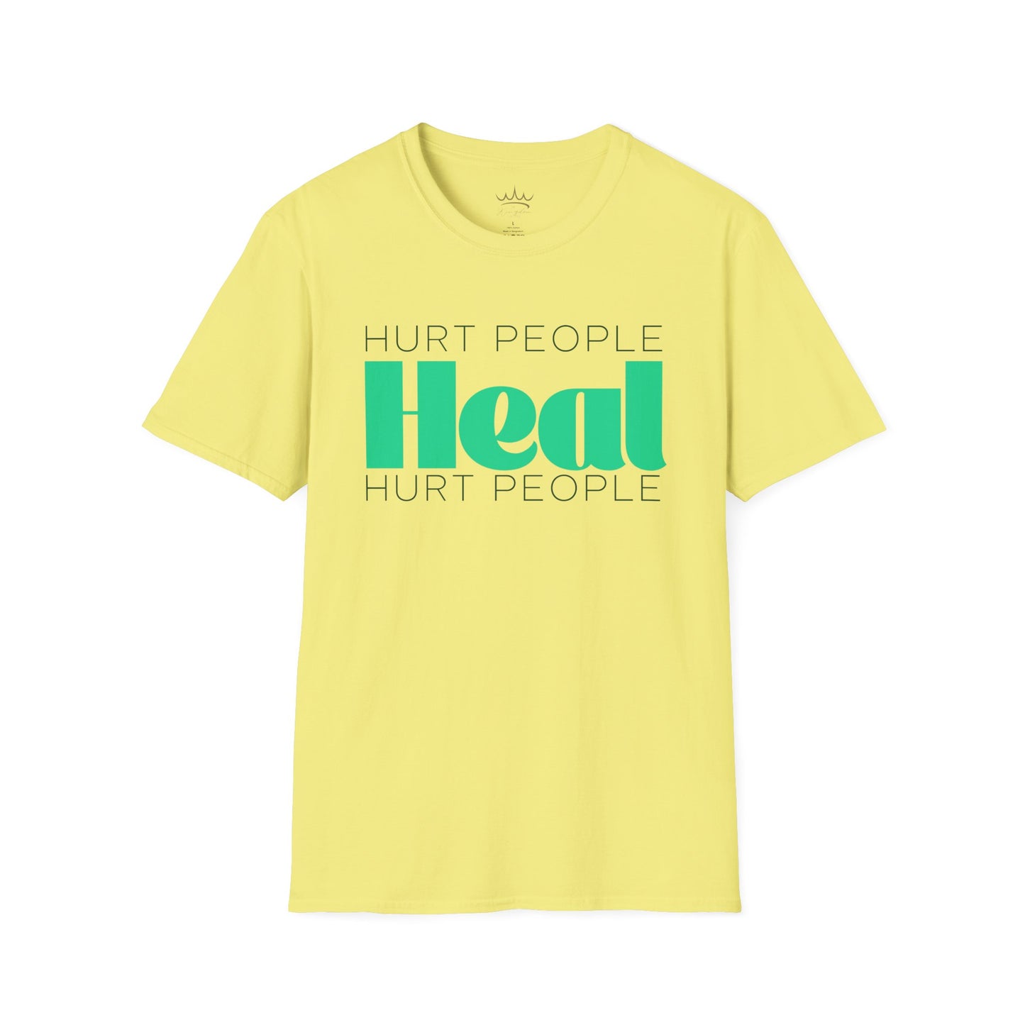 Healing Words Unisex T-Shirt - Empowering Message, Casual Style, Gift for Friends, Self-Care Reminder, Support Mental Health