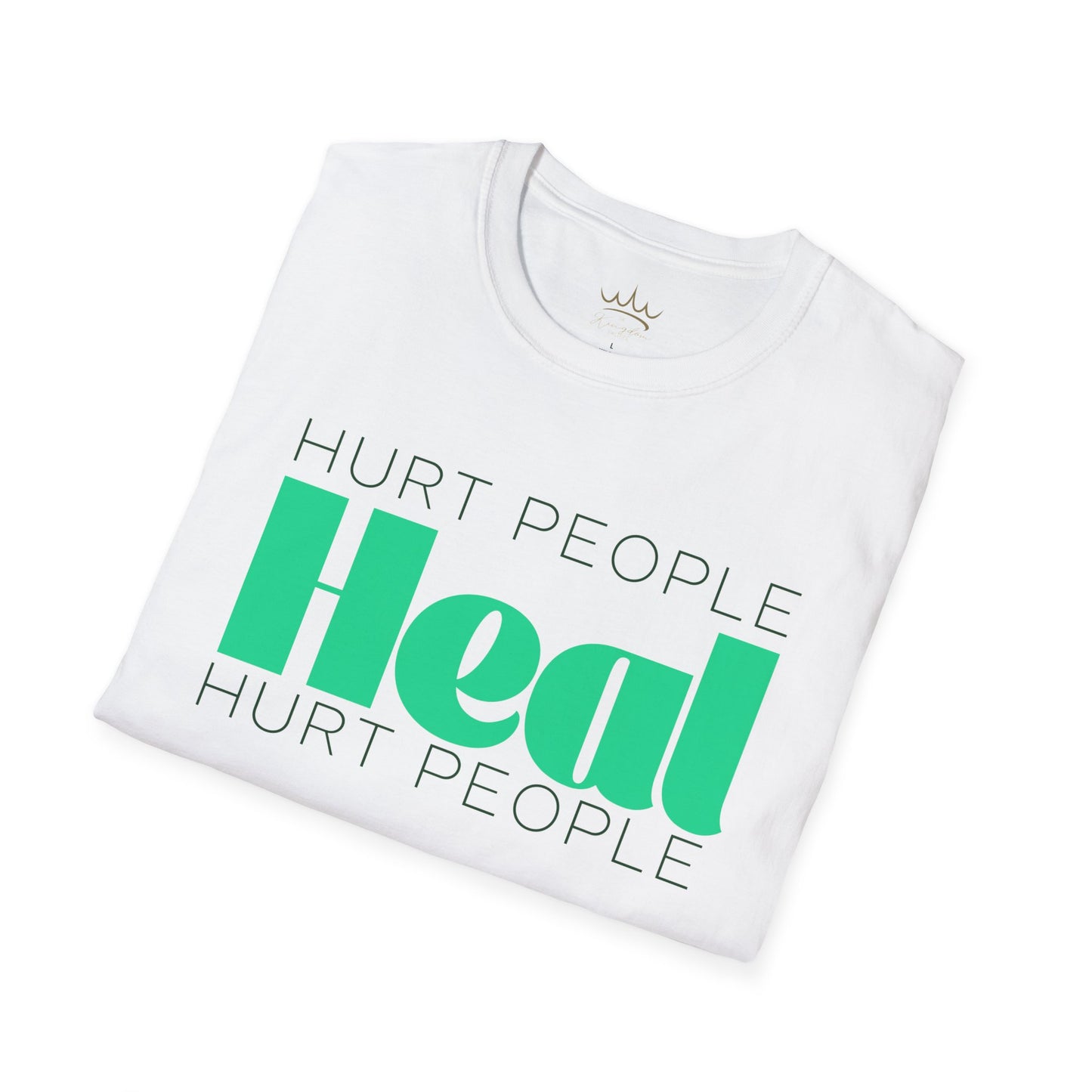 Healing Words Unisex T-Shirt - Empowering Message, Casual Style, Gift for Friends, Self-Care Reminder, Support Mental Health