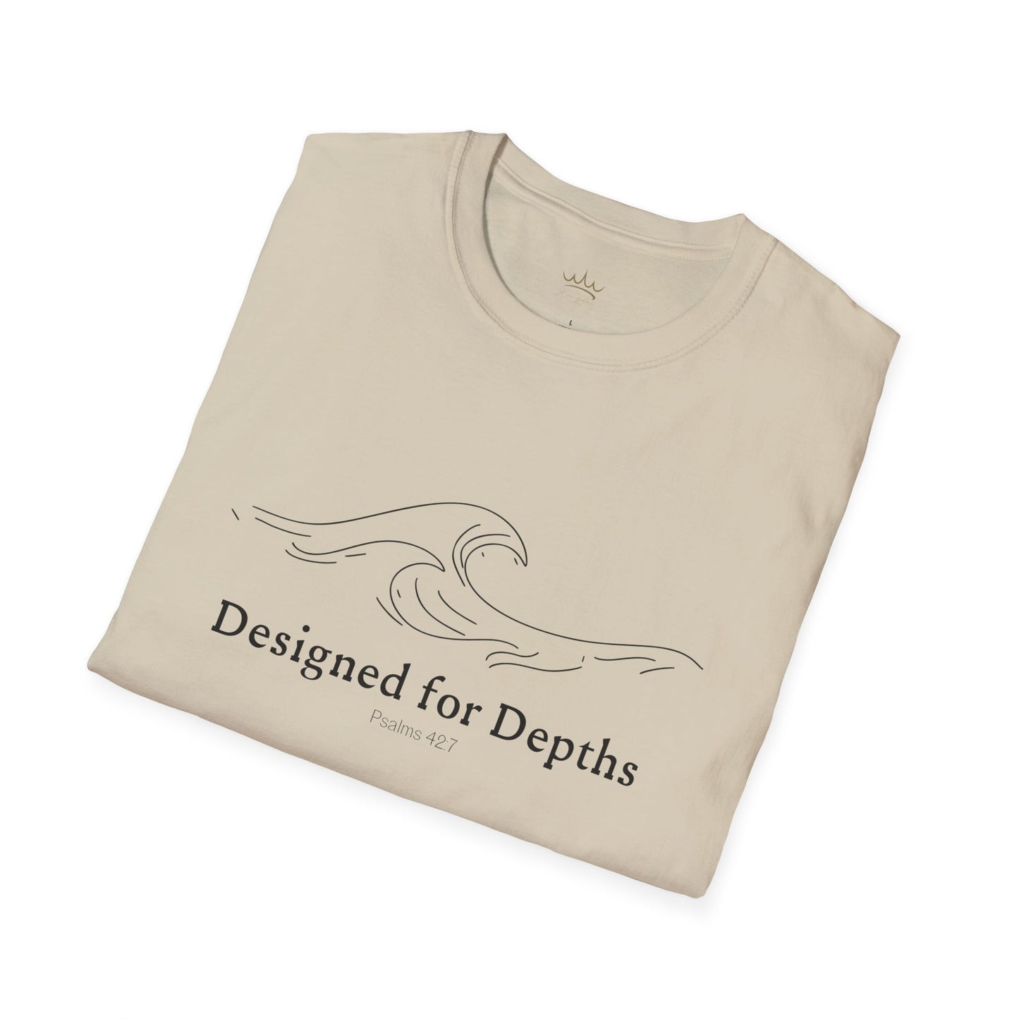 Unisex Softstyle T-Shirt - Designed for Depths Psalms 42:7