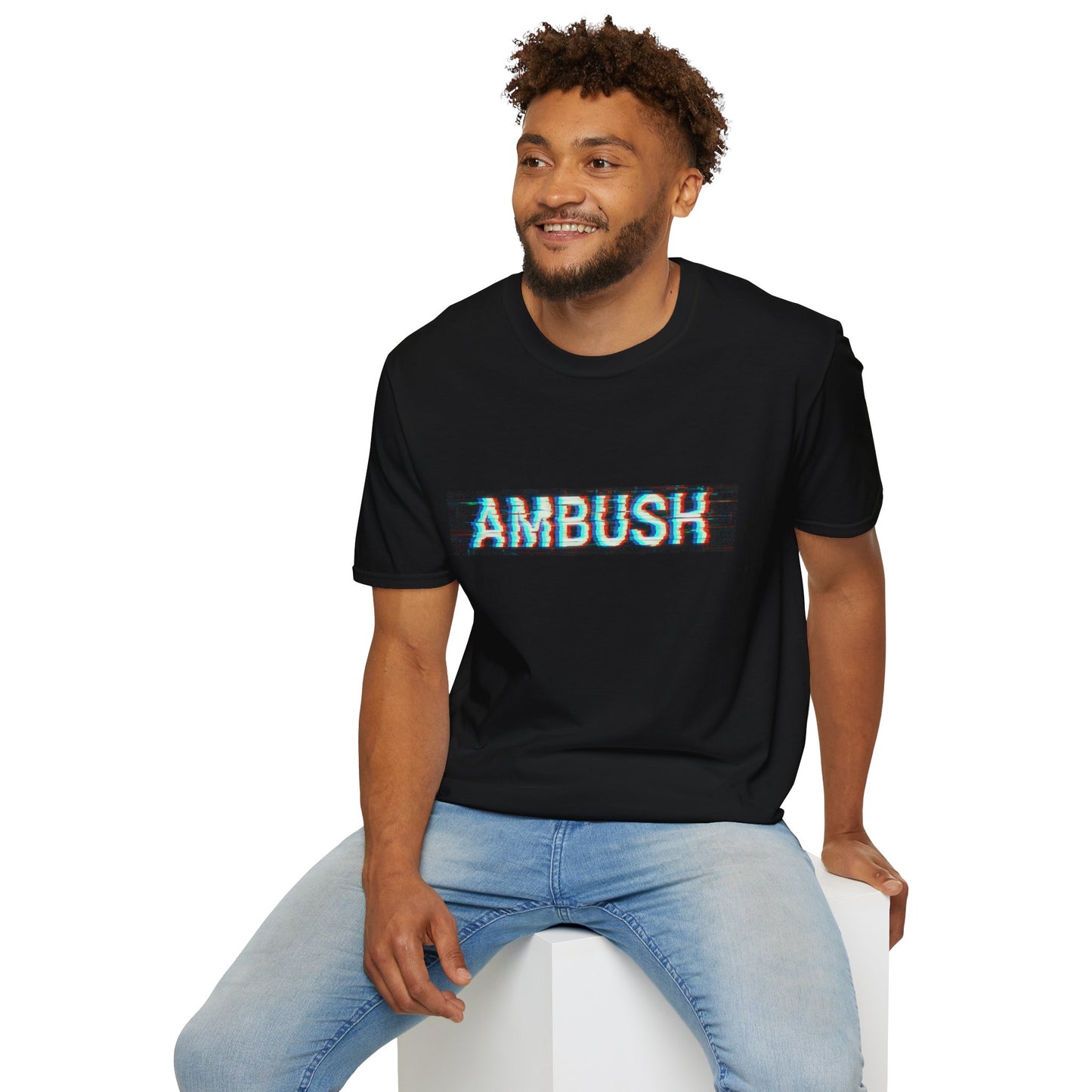 Unisex Softstyle T-Shirt - Trendy 'AMBUSH' Graphic Tee for Casual Fashion Lovers