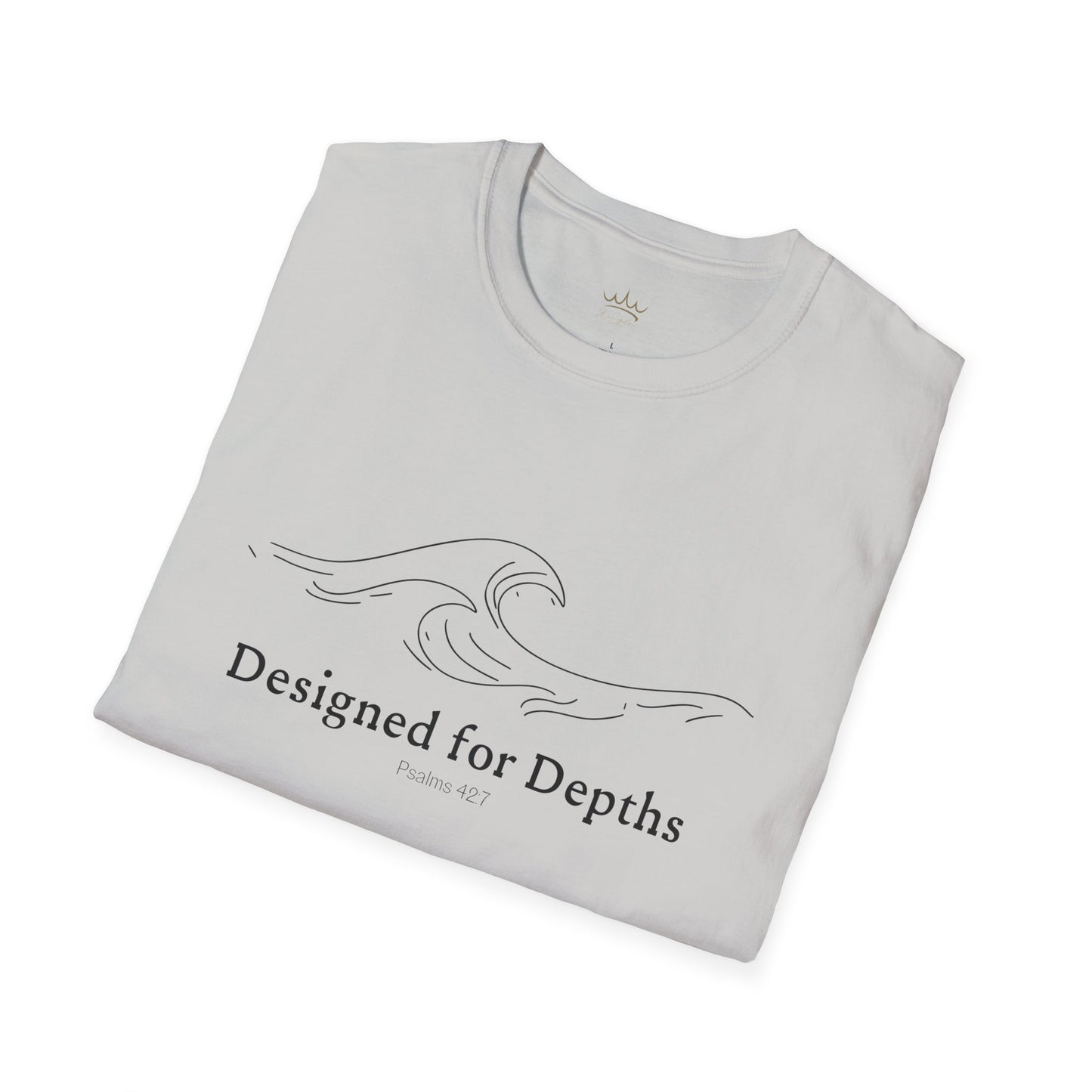 Unisex Softstyle T-Shirt - Designed for Depths Psalms 42:7