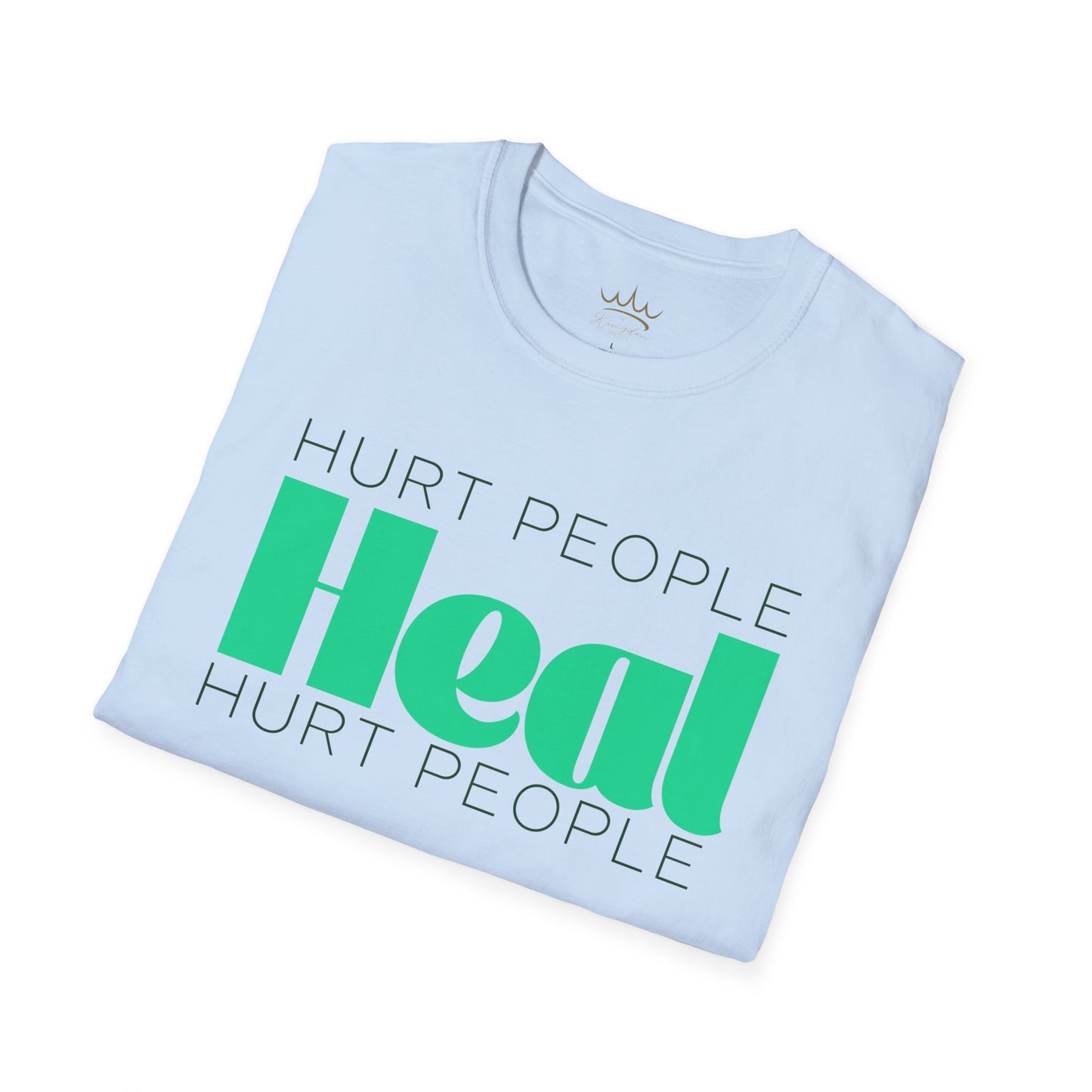Healing Words Unisex T-Shirt - Empowering Message, Casual Style, Gift for Friends, Self-Care Reminder, Support Mental Health