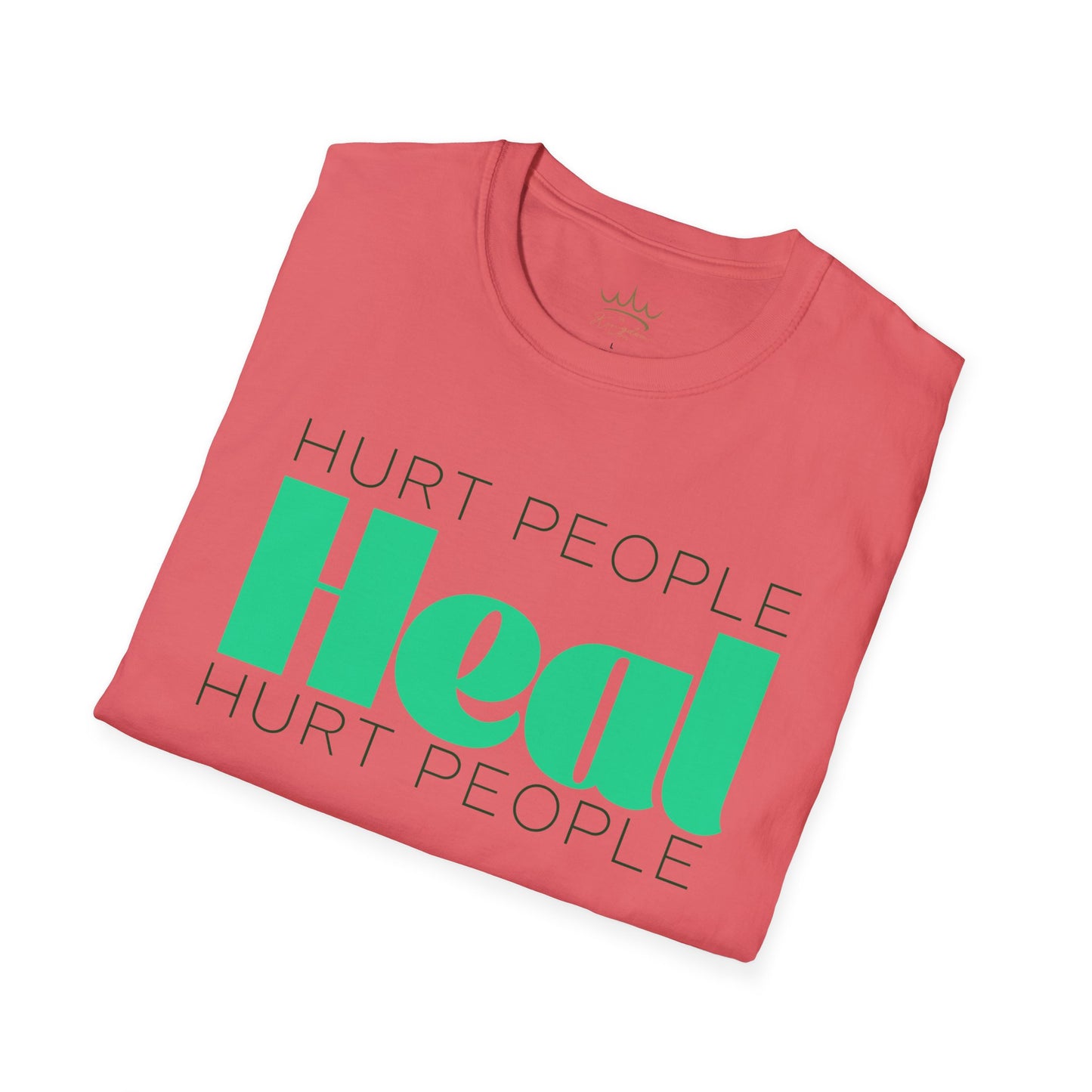 Healing Words Unisex T-Shirt - Empowering Message, Casual Style, Gift for Friends, Self-Care Reminder, Support Mental Health